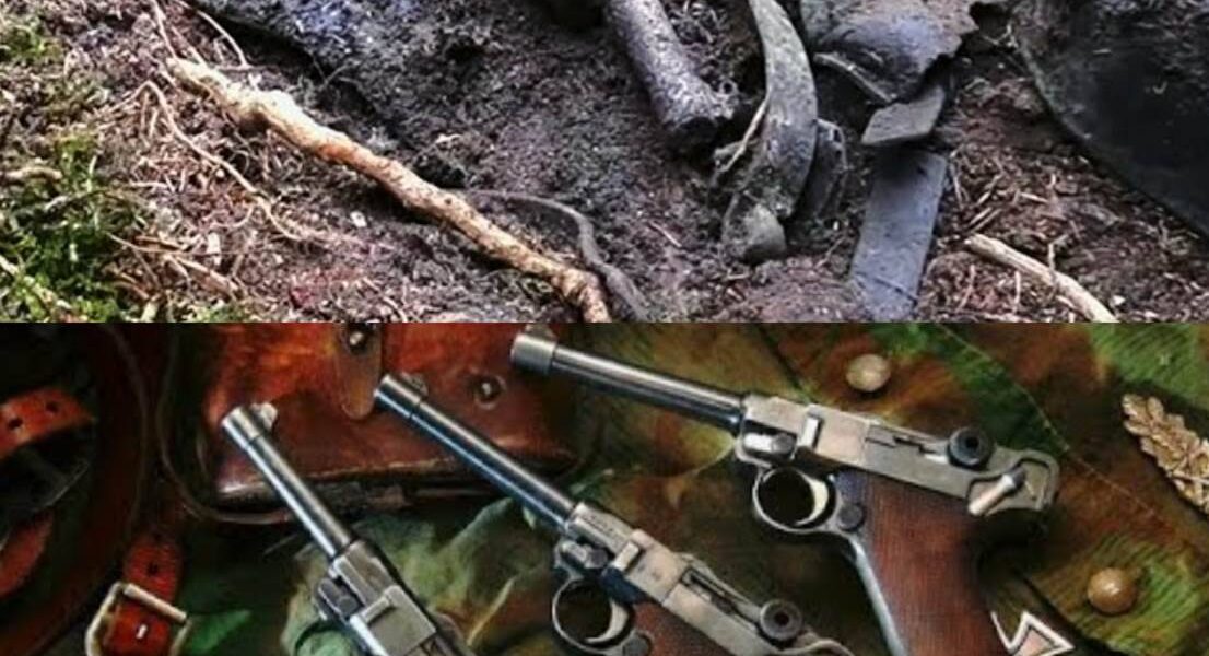 Seltenes Arsenal aus dem Zweiten Weltkrieg gefunden! 💣 Deutsche Walther P38, Parabellum P08 und Gewehr 43 geborgen – eine eindringliche Reise in die Vergangenheit