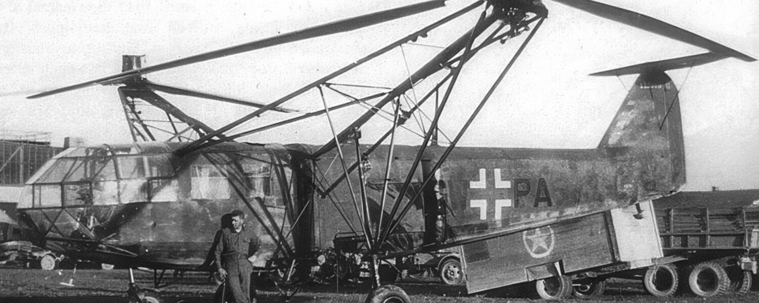 Der erste serienmäßig produzierte Transporthubschrauber: Focke-Achgelis Fa 223