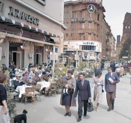 Berlin in den späten 1950er Jahren ein