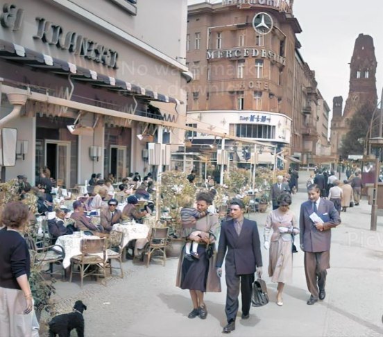 Berlin in den späten 1950er Jahren ein