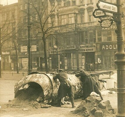 Der Spartakusaufstand in Berlin.