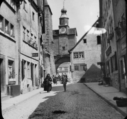 Erstaunliche Vintage-Fotos von Rothenburg, Deutschland aus dem frühen 20. Jahrhundert