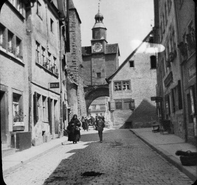 Erstaunliche Vintage-Fotos von Rothenburg, Deutschland aus dem frühen 20. Jahrhundert