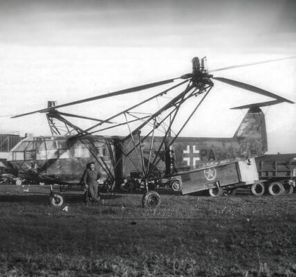 Der erste serienmäßig produzierte Transporthubschrauber: Focke-Achgelis Fa 223