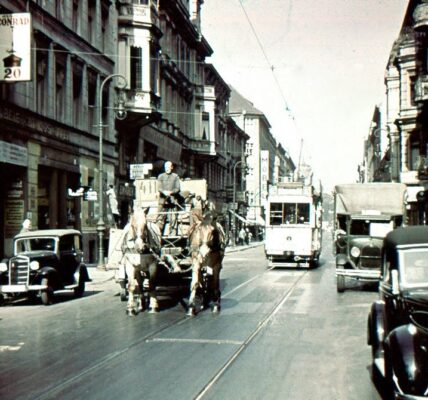 Seltene Farbfotos der Straßen Berlins im Jahr 1937