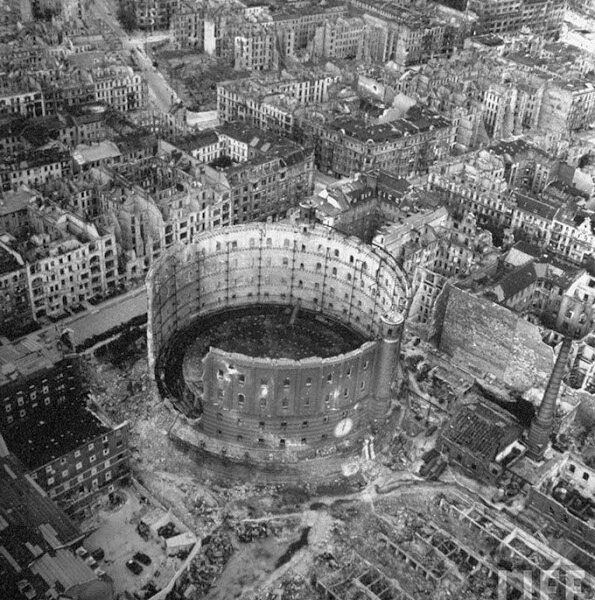 Vintage-Fotografien von Berlin in der Nachkriegszeit