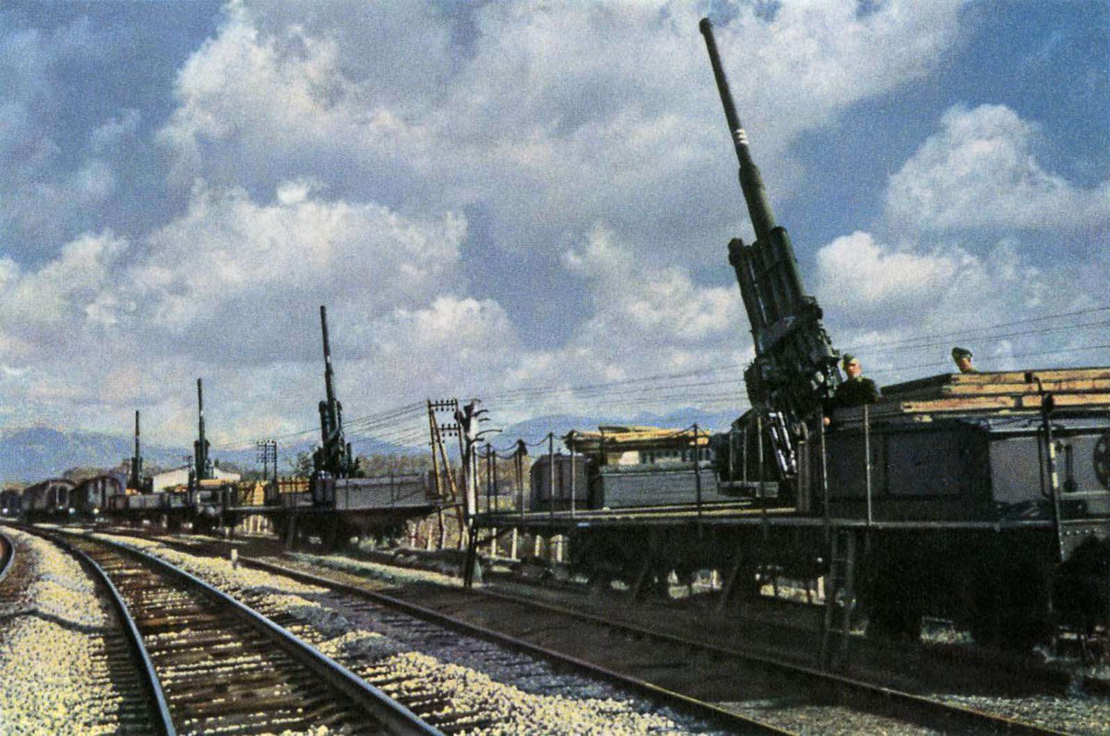 Eisenbahngeschutze in historischen Fotografien, 1916–1944