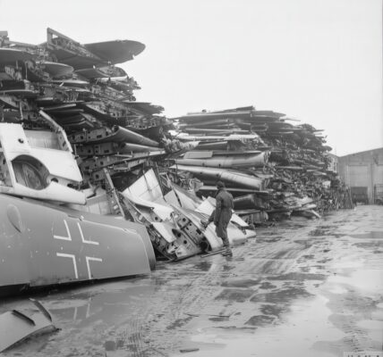 Vom Stolz zum Schrott: Die letzten Überreste der Luftwaffe.