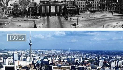 Berlin im Wandel der Zeit: Vom Trummerfeld zur Weltmetropole.
