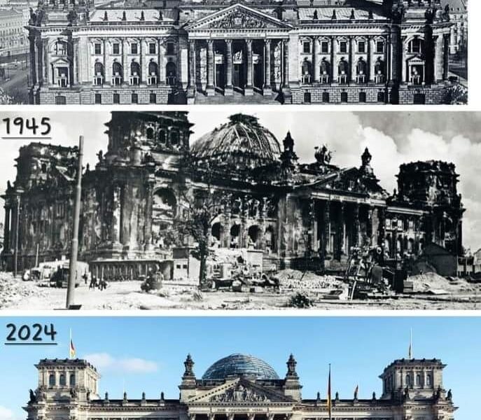 Reichstag. Berlin, Deutschland. Mai 1945