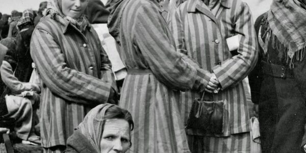 Bilder aus Ravensbruck, dem deutschen Konzentrationslager ausschließlich fur Frauen während des Zweiten Weltkriegs