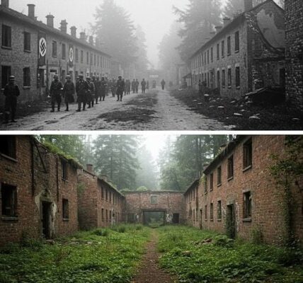 Damals und Heute: Kombination erstaunlicher historischer Fotografien von Berlin während des Zweiten Weltkriegs und heute