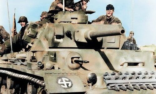 War der Panzer III der meistgenutzte deutsche Panzer im Zweiten Weltkrieg, oder stand er in der Produktion auf einer Stufe mit dem Panzer IV oder Panzer V?
