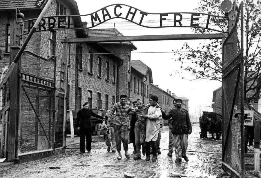 Befreiung von Auschwitz, dem Konzentrationslager der Nazis, in dem mehr als eine Million Menschen getötet wurden