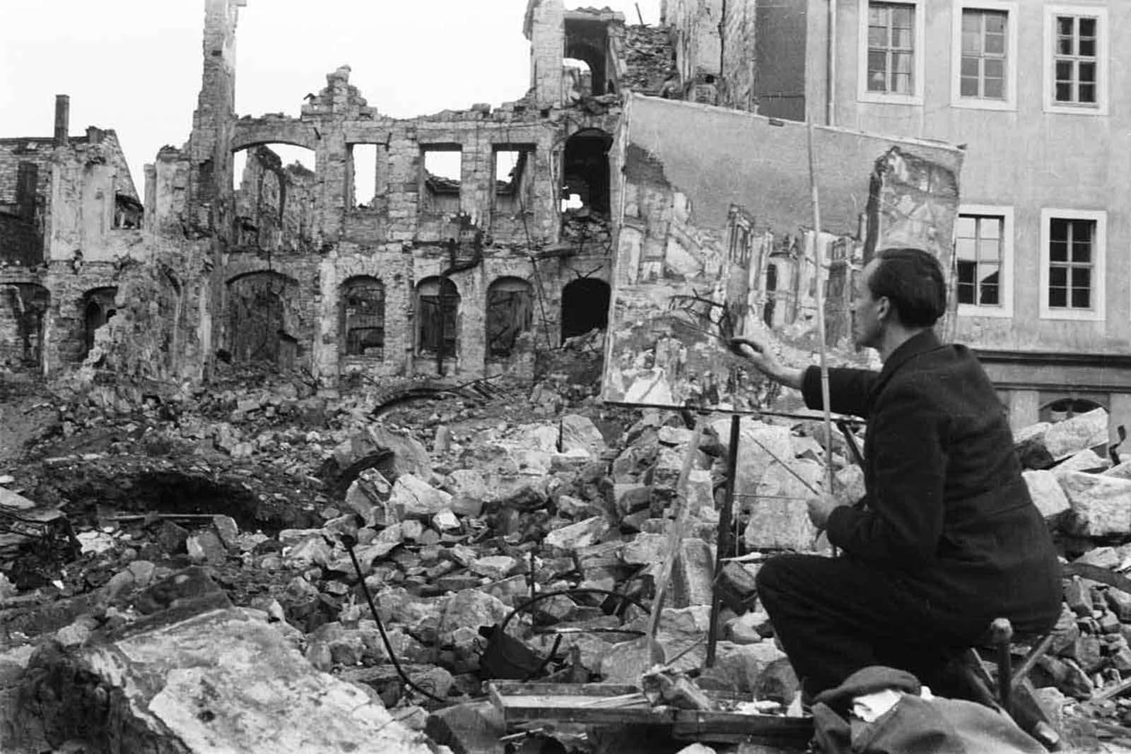 Dresden 1945: Eine fotografische Dokumentation der Stadt nach dem Krieg