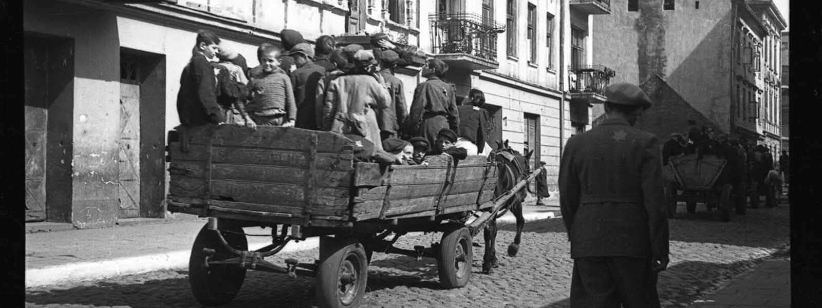 Im von den Nazis kontrollierten Ghetto von Lodz, 1940–1944