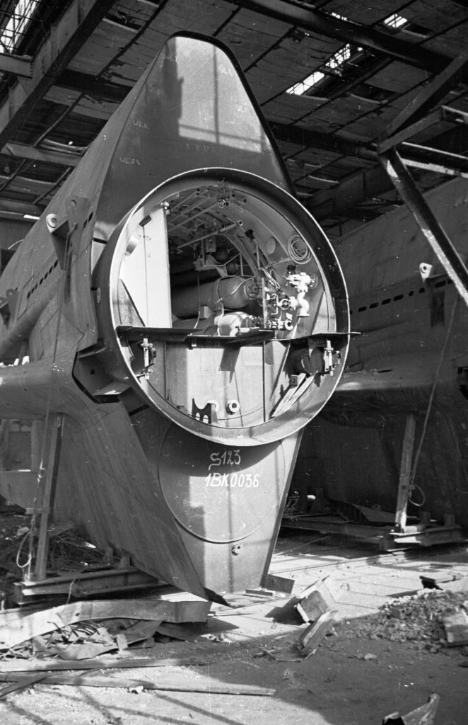 Seltene Fotografien zeigen das Innere des deutschen U-Bootes SM UB-110, 1918
