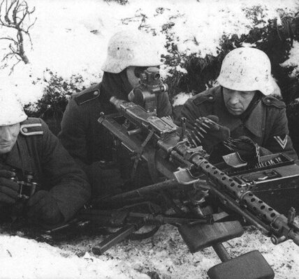 Wo die Maschinengewehrbataillone der Wehrmacht kämpften.