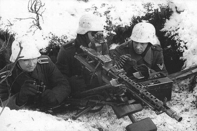 Wo die Maschinengewehrbataillone der Wehrmacht kämpften.