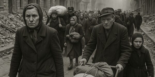 Flucht aus Berlin 1945: Als das Ende kam – Seltene Fotos zeigen die verzweifelte Flucht der Zivilbevölkerung vor der Roten Armee.