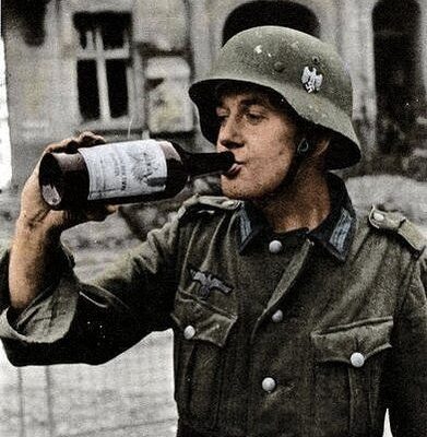 Ein deutscher Soldat im Zweiten Weltkrieg