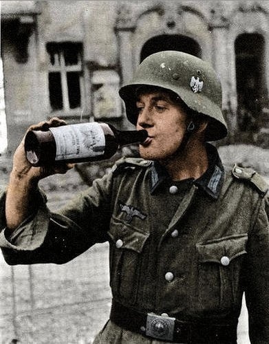 Ein deutscher Soldat im Zweiten Weltkrieg