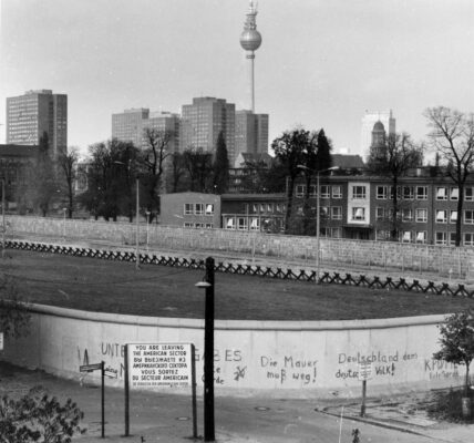 Die Berliner Mauer in den 70ern: Ein seltenes Foto aus Kreuzberg zeigt den Alltag an der Grenze – Geschichte hautnah erleben!