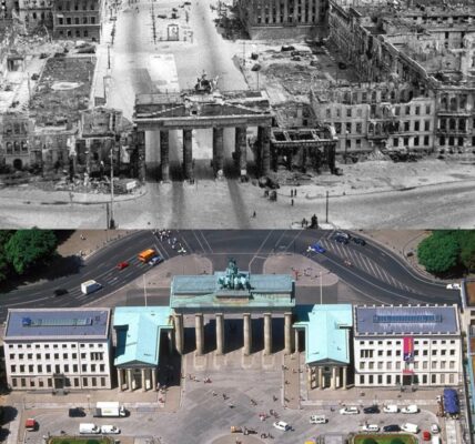 Berlin 1945: Fotos vom Kriegsende im Vergleich mit der Gegenwart
