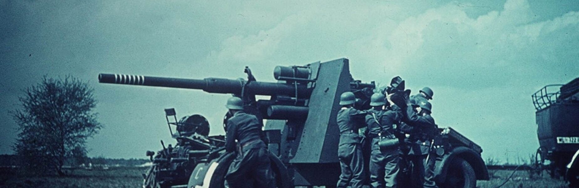 Deutsche 88-mm-Flakkanone während Barbarossa