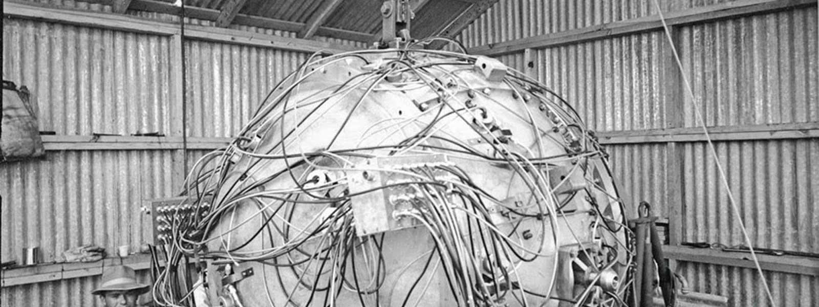 Das Gadget, die erste Atombombe, 1945