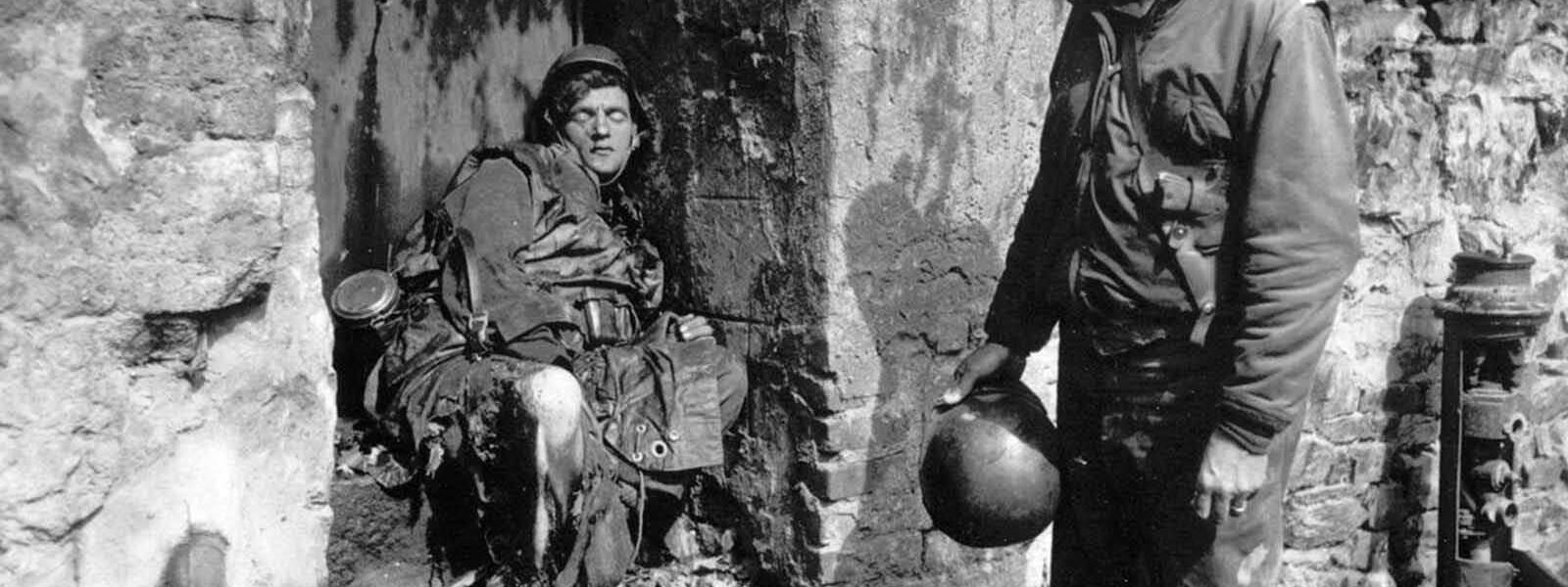 Ghosts of war: Artist superimposes World War II photographs on to modern pictures of the same street scenes