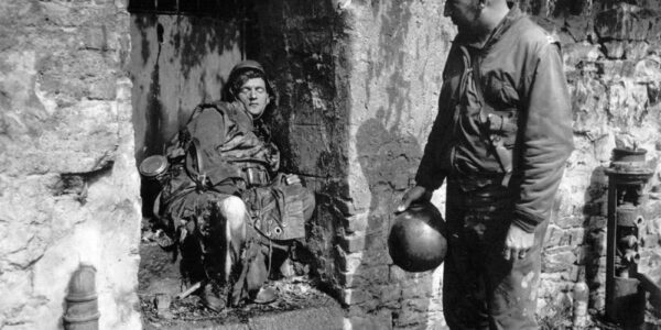 Ghosts of war: Artist superimposes World War II photographs on to modern pictures of the same street scenes