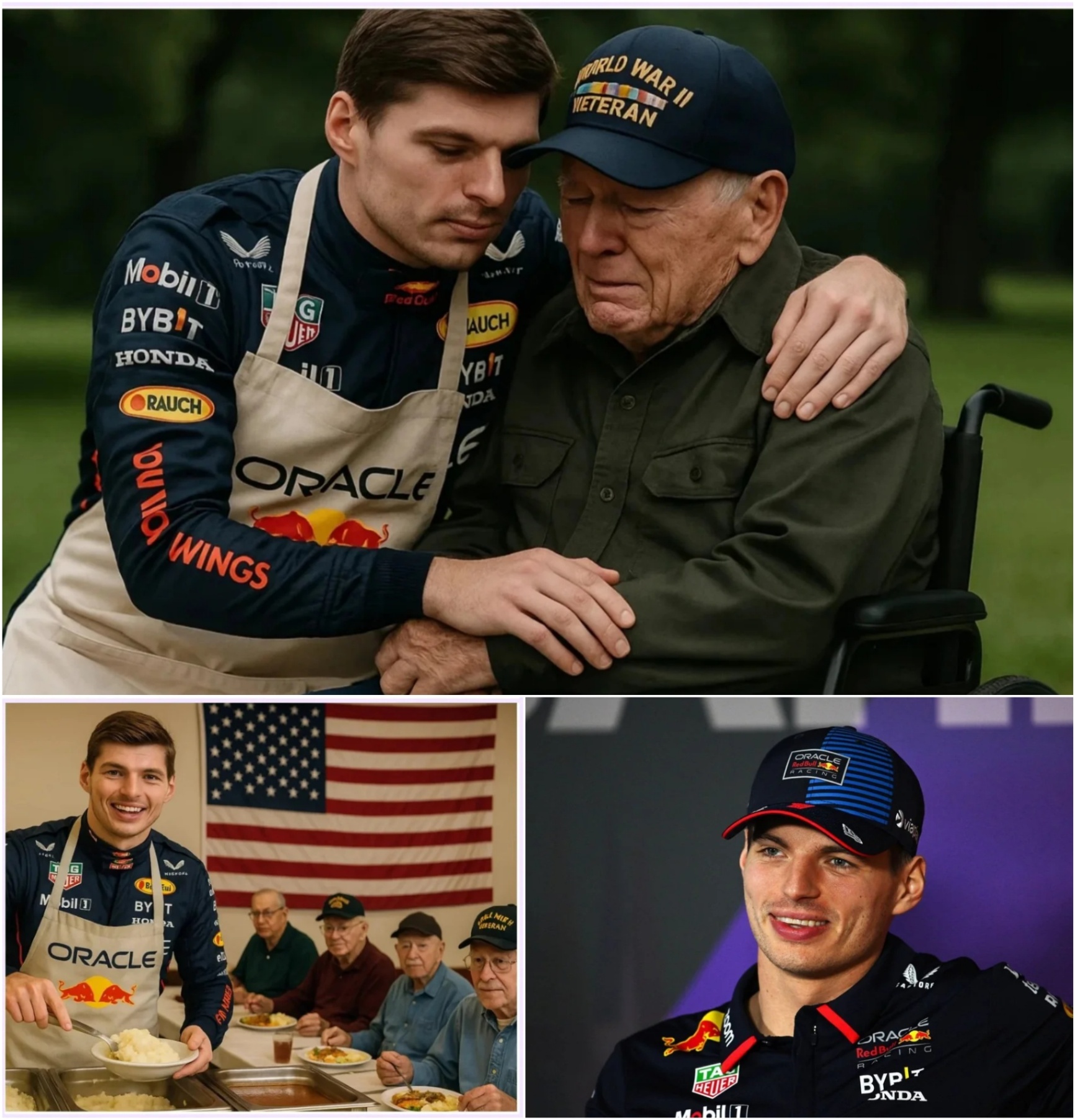Max Verstappen Rolls Up His Sleeves to Cook for Disabled Veterans — “They Deserve More Than Just Our Thanks”