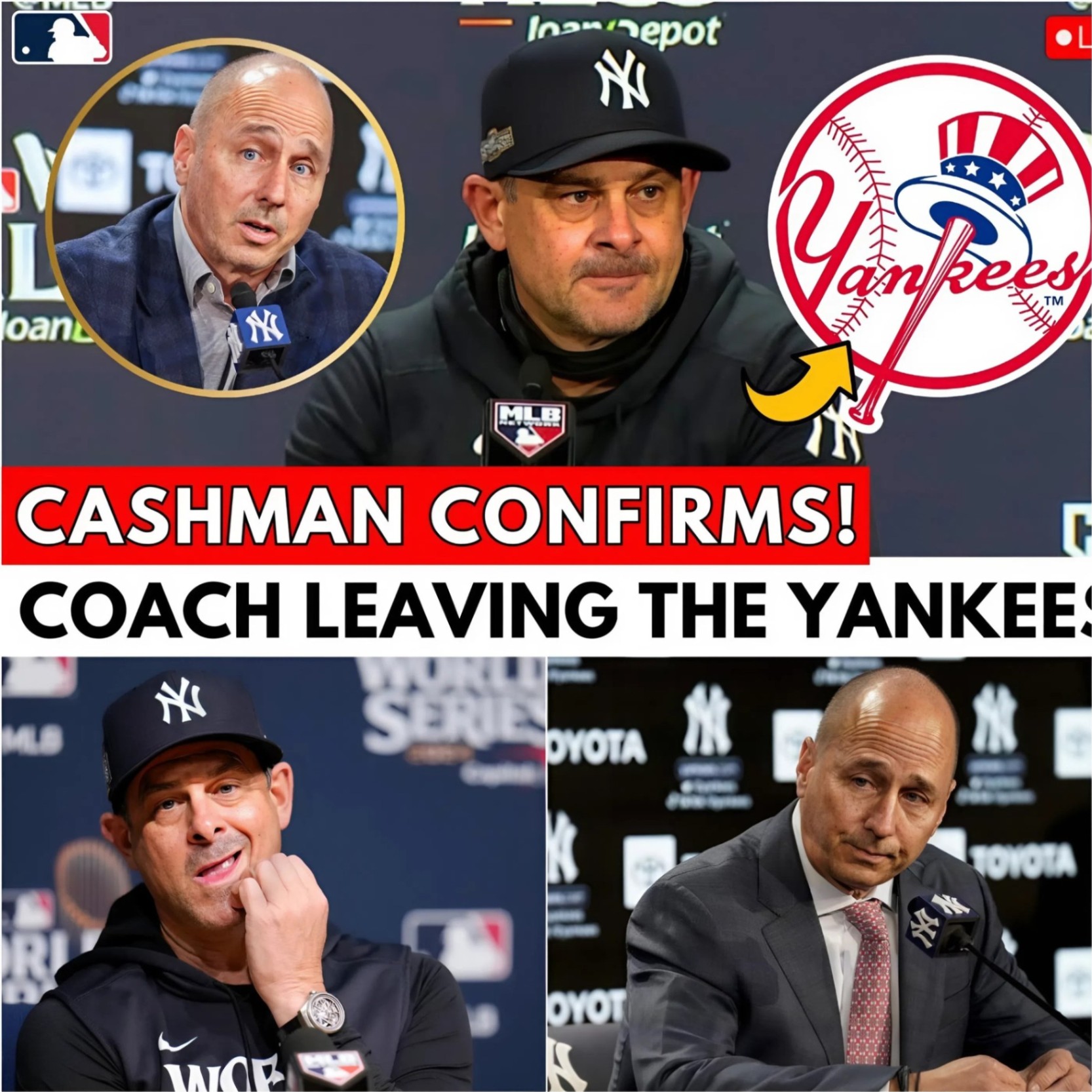 🚨URGENT! YANKEES RECEIVE SHOCKING NEWS ABOUT AARON BOONE! IS THE COACH LEAVING? NEW YORK YANKEES NEWS
