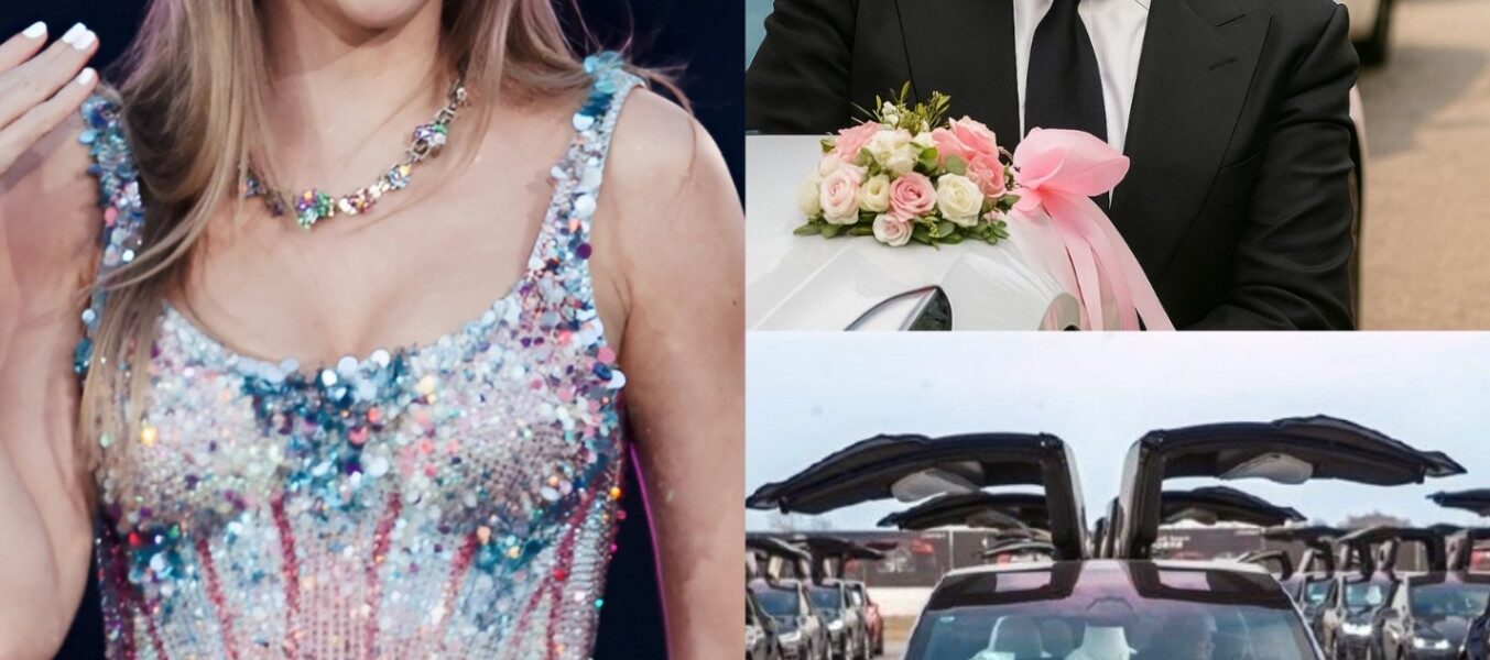 🚨SH0CKING: Elon Musk went big, giving the “Princess of Pop” a whole fleet of Teslas at her wedding – Cybertruck became a wedding car that made fans crazy! 🚗