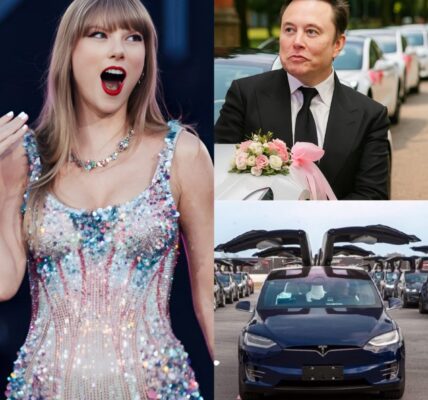 🚨SH0CKING: Elon Musk went big, giving the “Princess of Pop” a whole fleet of Teslas at her wedding – Cybertruck became a wedding car that made fans crazy! 🚗