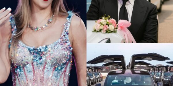 🚨SH0CKING: Elon Musk went big, giving the “Princess of Pop” a whole fleet of Teslas at her wedding – Cybertruck became a wedding car that made fans crazy! 🚗